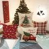 Festive Christmas Pillowcases: Let It Snow, Season's Greetings, Holly Jolly,and Merry Christmas Designs New Year Home Decoration