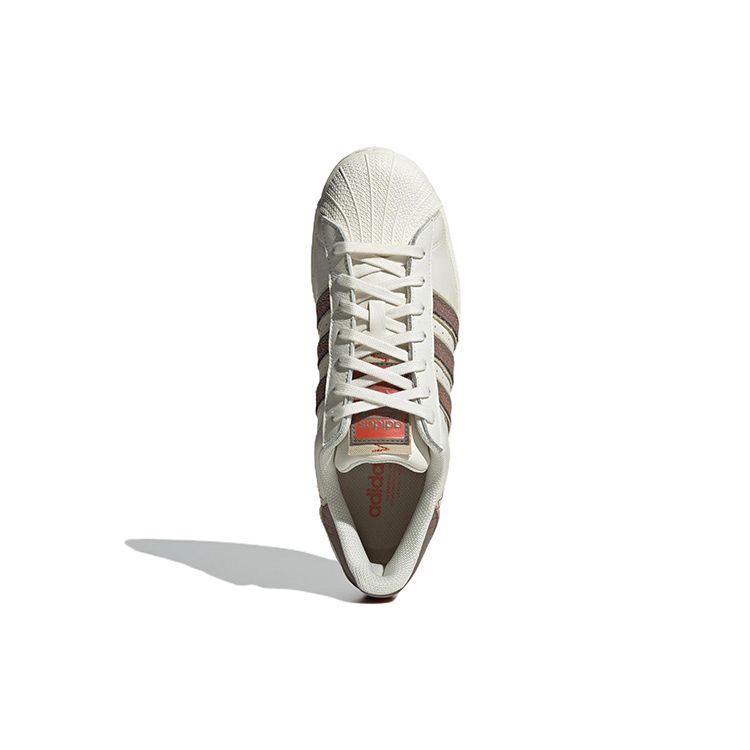 Adidas Originals Superstar Classic Sports Casual Sneakers Unisex Sneakers White Dark-Gray GX2165