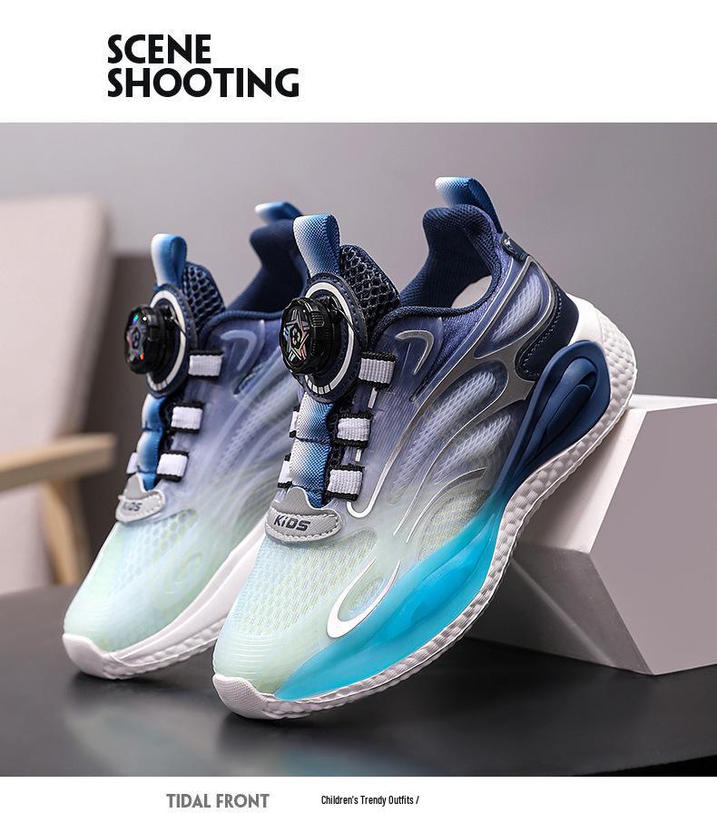 Boys' 2026 Summer Mesh Breathable Non-Slip Lightweight Running Shoes