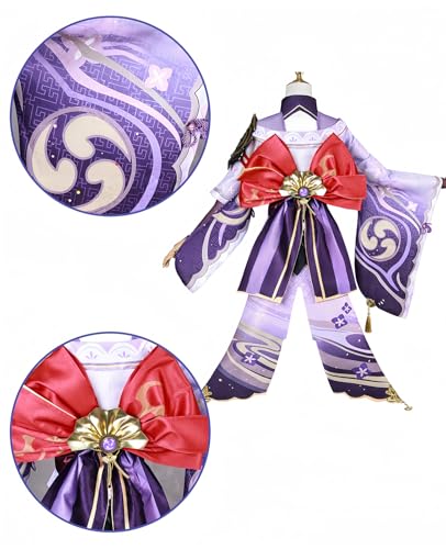 [NOKIJP] Genshin Impact Cosplay: General Raiden Cosplay Costume (Raiden Shogun, M)