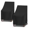 Modern Minimalist Stacking Chair Cover Waterproof Dustproof For Indoor Outdoor Furniture