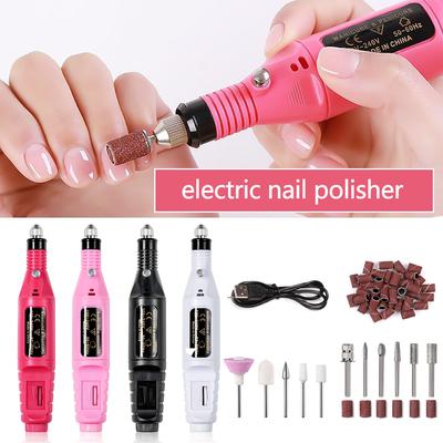 YIKOOLIN Set Portabil de Pila de Unghii Mașină Electrică de Găurit Unghii Freză Pentru Manichiură Pedichiură Instrumente Puternice de Lustruire