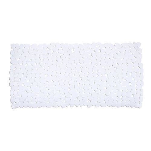Tapis de baignoire - WENKO - Paradise - Antidérapant - PVC - 71x36 cm - Blanc