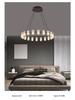 Postmodern Minimalist Chandelier for Living Room, Restaurant, or Bedroom - Italian Round Ring Design