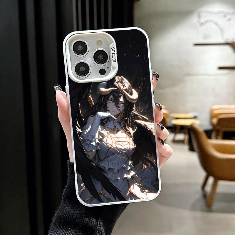 Albedo O-Overlords Anime Shockproof Phone Case for iPhone 17 Air 16 16E 15 Pro Max 14 Plus 13 Mini 12 Back Cover Anti Fall Funda