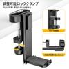 KDD Desk Organizer Desk Headphone Stand with Drink Holder Headphone Holder with 2 Wire Rotatable Headphone Hanger and Removable Storage Rack for and