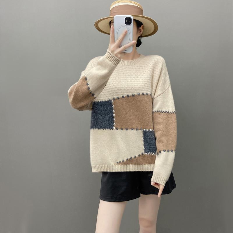 Qinghe 100% Pure Cashmere Women's Sweater - Ultra Soft Luxury Winter Pullover