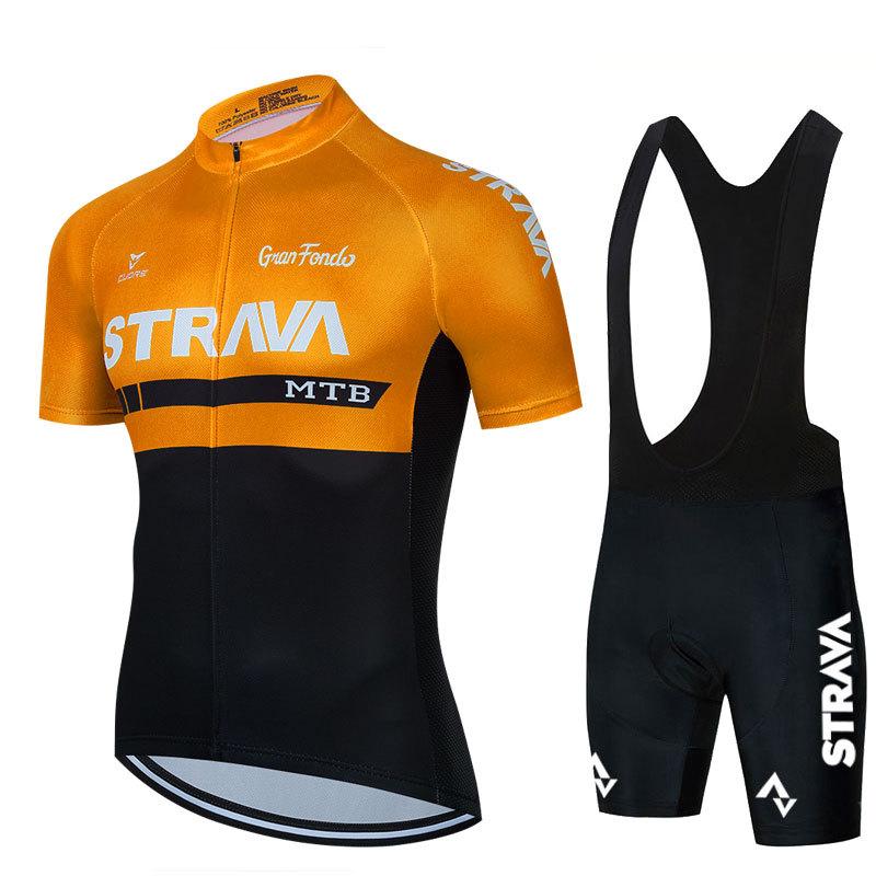 

STRAVA 2026 Summer Bike Men s Cycling Suit Mountain Breathable Bike Short Sleeve Set XXXL