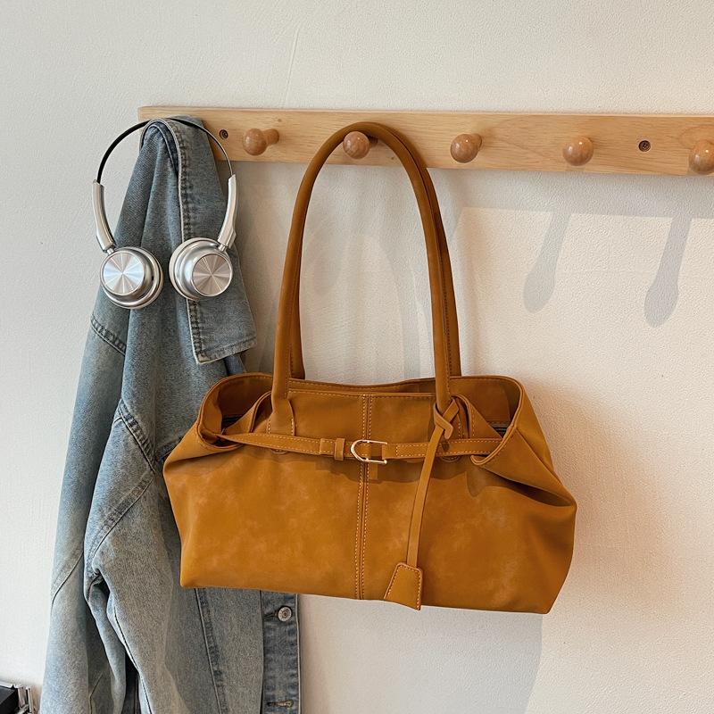 Autumn and Winter Retro Large-capacity Commuter Tote Bag Women's Bag New Fashion Shoulder Underarm Bag Handbag