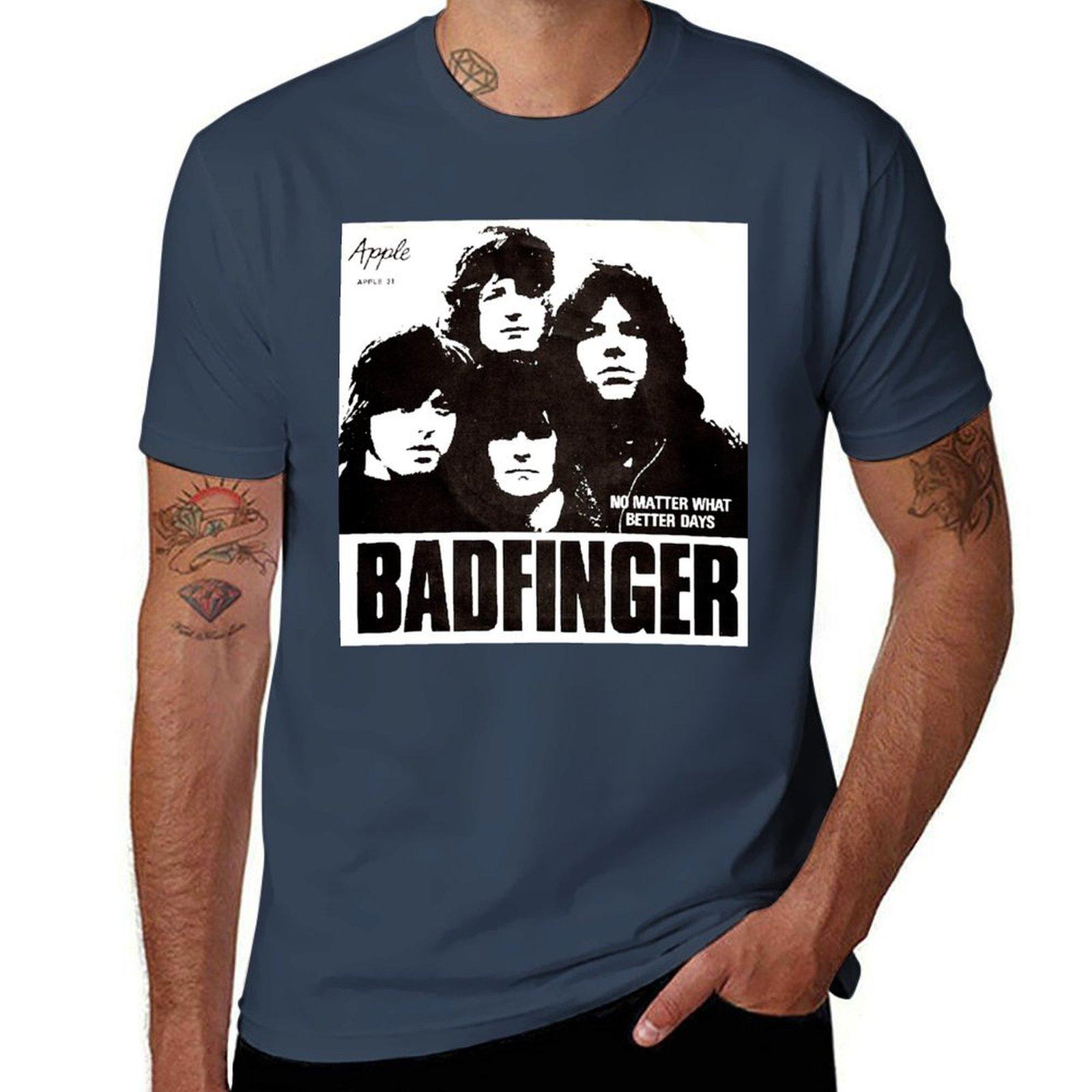 

No Matter What, Power Pop, Classic Rock, 1970, Classic Alternative, Badfinger, T-Shirt cute tops mens cotton t shirts M