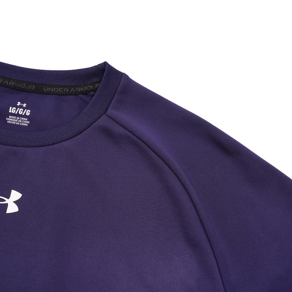 Under Armour Logo Print Simple Loose Casual Comfortable Crewneck Sweatshirt Unisex Sweatshirt 25600302-409