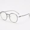 Retro Ultralight Round Glasses Frame for Men Korean Fashion Optical Glasses for Women Clear Lens Leopard Black Female