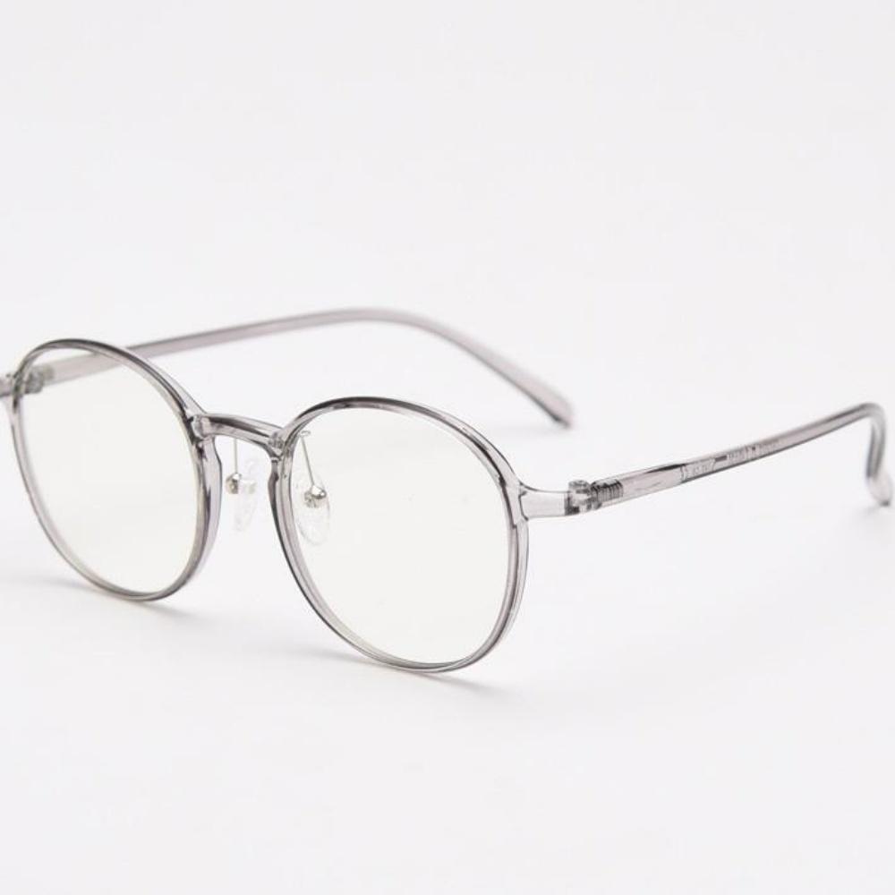 

Retro ultralight round glasses frame for men korean fashion optical glasses for women clear lens leopard black female