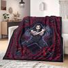Hunter Anime Print Blanket Warm  Comfortable Flannel Blanket Suitable for Bedrooms, Sofas, Beds, Chairs, Picnics, Travel