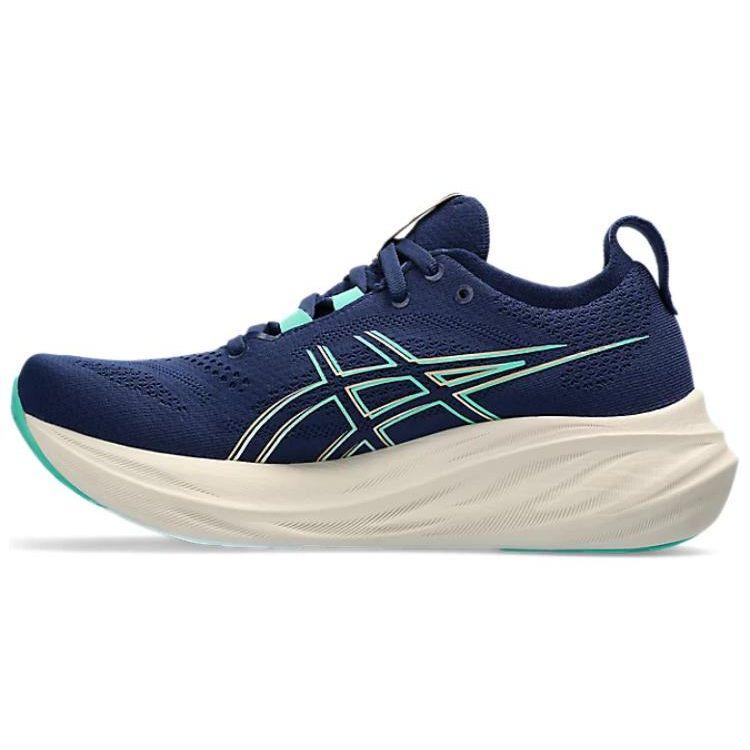 Asics Gel Nimbus 26 Blue Expanse Aurora Green Women Sneakers 1012B601-400