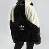 Adidas Originals Trefoil Speed Fer Colorblock Fleece Warm-Up Jacket Unisex Jacket Black HF0701