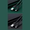 Reinforced Braided USB C Data Cable Equipped With Lighting Function And Auto Stop Charging When Full