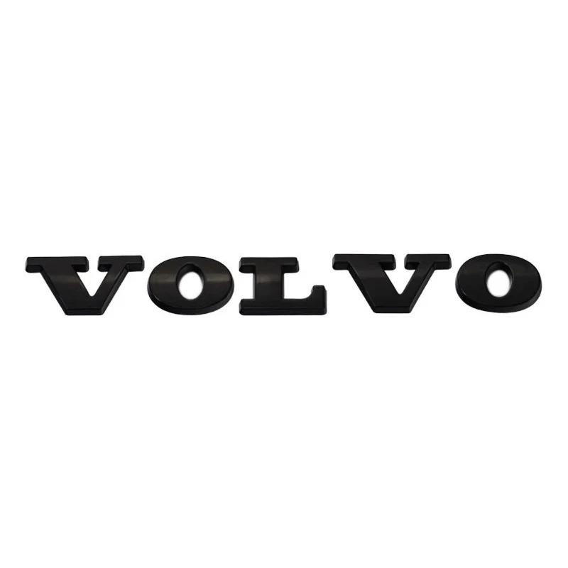 

3D Metal Car Trunk Emblem Decal Letters Sticker Badge Accessories For Volvo XC90 V90 V60 XC60 V40 S80 S60 S90 C40 XC40 V70 XC70 чёрный