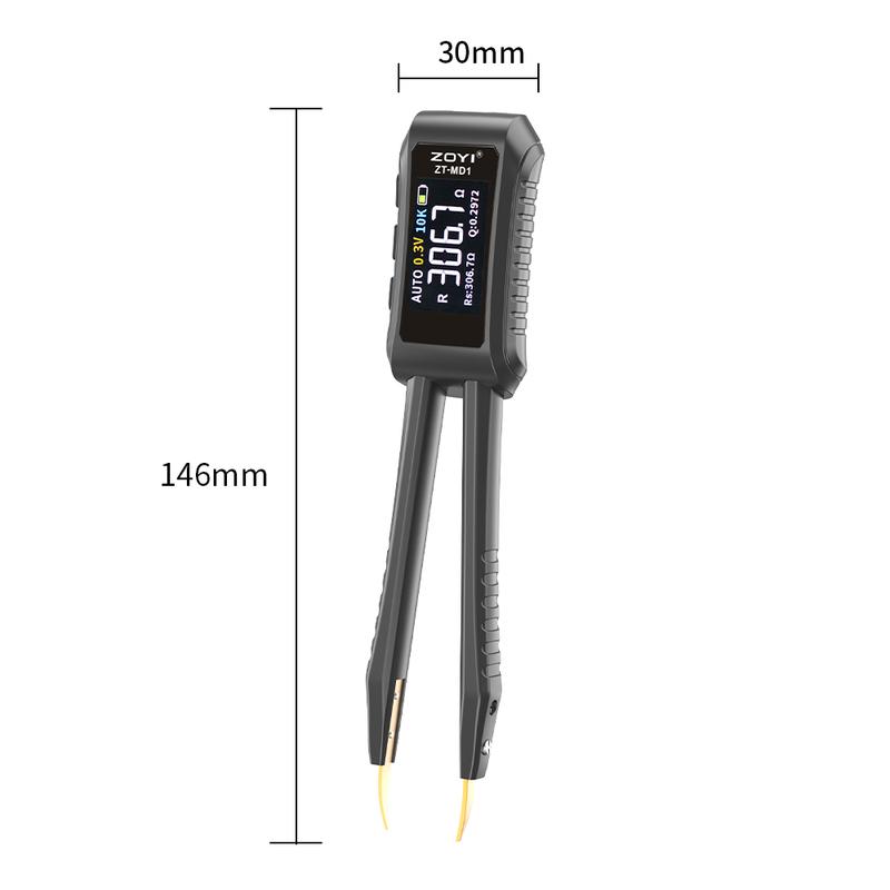 ZOYI ZT-MD1 LER Smart Tweezer LCR SMD ESR Tester Resistance Capacitance Inductance Continuity Diode Test Measurement Tools
