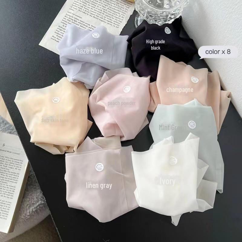 

«Ультратонкие женские дышащие трусики Ice Silk со средней посадкой» XL [62-75kg]