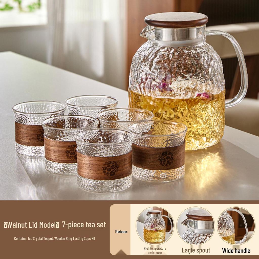 High-Temperature Resistant Glass Kettle Set for Tea and Cold Water Storage