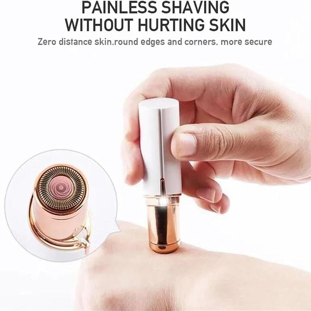 Portable Electric Hair Remover Lipstick Shaped Eyebrow Trimmers Women Epilator  Upper Lip