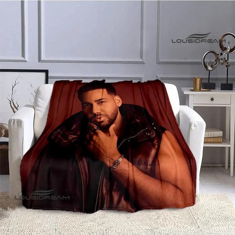 Latin singer Romeo Santos blankets Flannel Warm blanket soft and comfortable blanket picnic blankets bed linings birthday gift