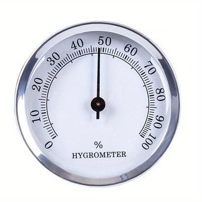 Hygrometer Round Analog Hygrometer for Cigar Humidor, Accurate Reliable Cigar for CASE Small Round Accurate Cigar Hygrom