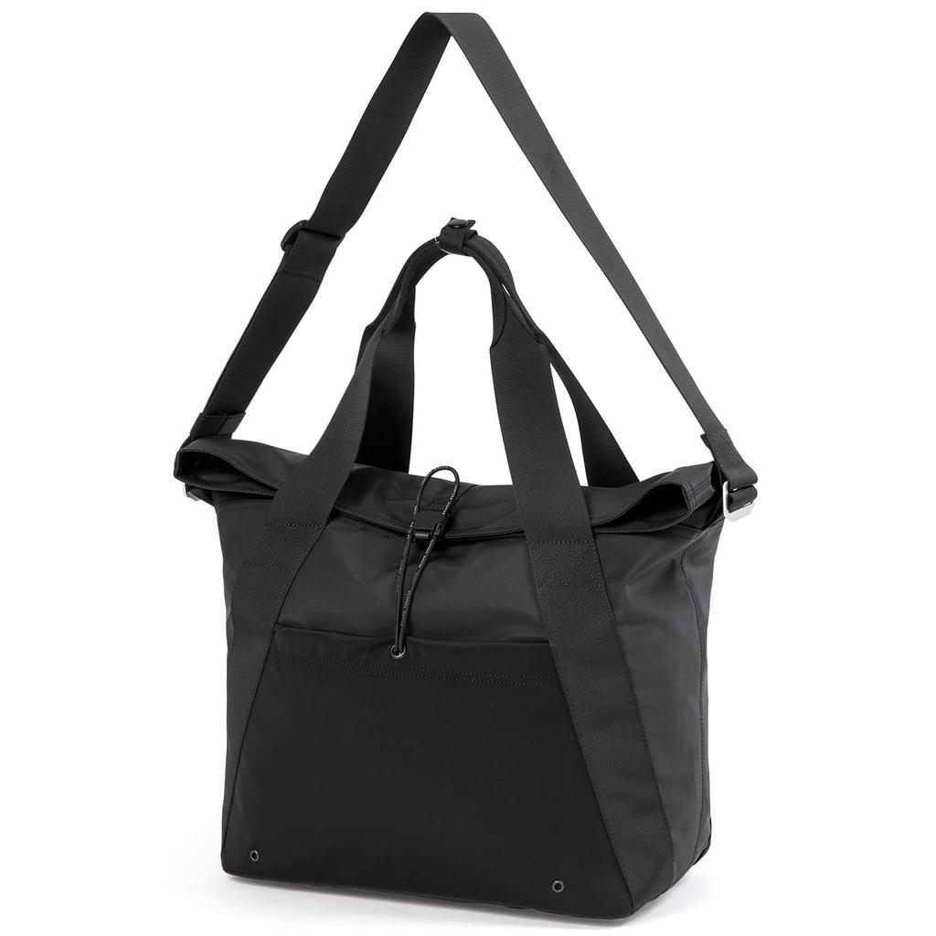SKIT SMALL 2WAY TOTE BAG tote bag Shoulder bag Crossbody bag Waterproof Waterproof zipper Nylon PVC Black [Nautive] NOTIVE/CANTERA Skit/2way Men's