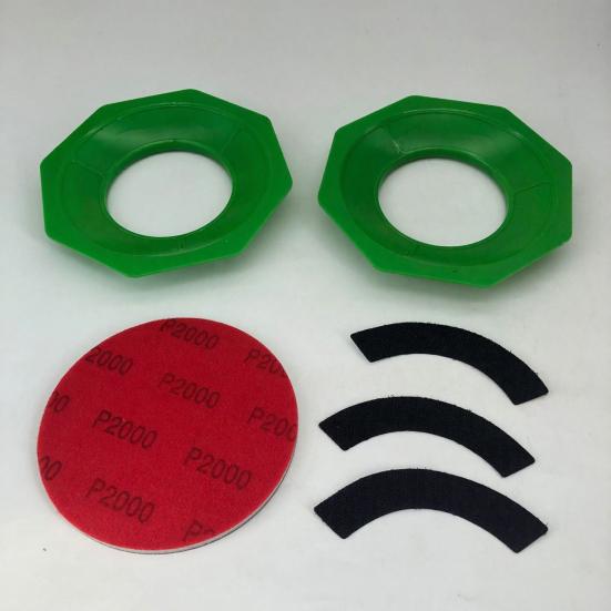 2Pcs Bowling Ball Stand Universal Sanding Pad Holder Precision Surface Maintenance Tool Bowling Cleaning Polishing Display Base Bowling Accessories