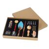 European Style  Pen Set Vintage Elegance Quill Pen Set with Blotter Stamp Melting Wax Spoon 5