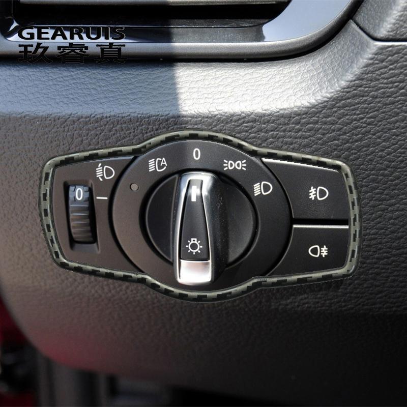 Pentru BMW Seria 3 E90 E92 E93 X1 E84 Butoane pentru comutatorul farurilor, cadru, acoperire, decorare, autocolante interioare, ornamente pentru mașină
