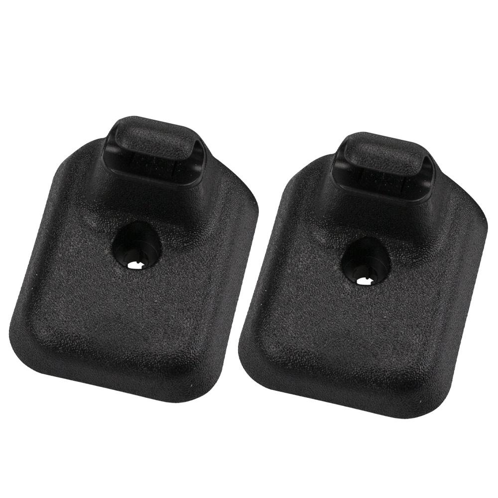 Pair New Sun Visor Holder Retainers Clip Grey and Black  Fits  For Ford F-150 2009-2014 Car Auto