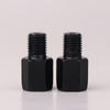 2Pcs Motorcycle Rearview Mirrors Conversion Black Mirror Adapters M10 10Mm M8 8Mm Bolt Clockwise Anti-Clock Right Left Thread