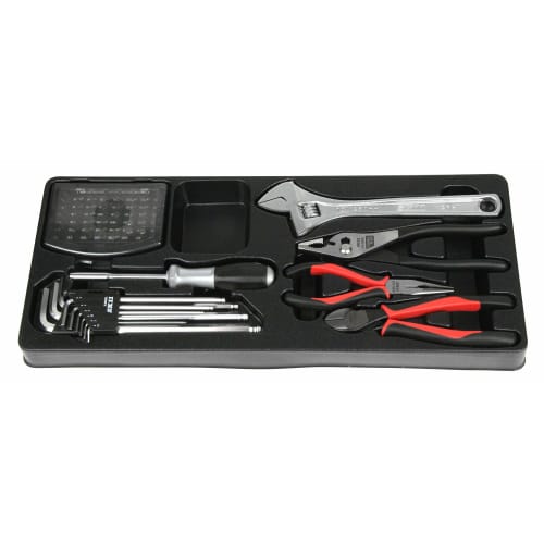 SK11 (SK11) 133-Piece Maintenance Tool Set, Black, for Various Maintenance Needs, SST-16133BK
