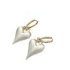 Elegant French Heart Dangle Earrings for Women - High-End, Versatile, Niche Design, New Arrival