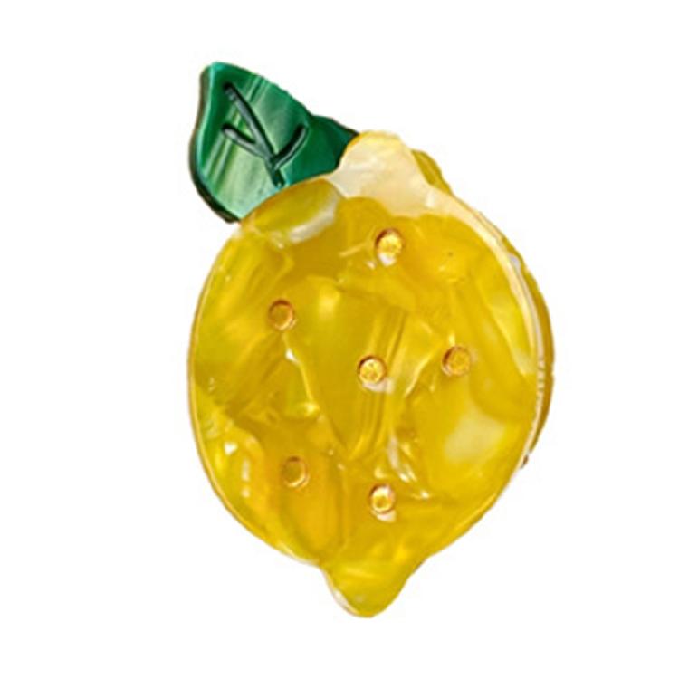 Mini Fruit Shape Side Bangs Hair Claw Shinning Hair Claw Girl Casual Hairpin
