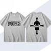 Whitebeard One Piece TShirt Men Summer Edward Newgate Jolly Roger Graphic Short Sleeve Streetwear Loose Fit Anime Fan Tee