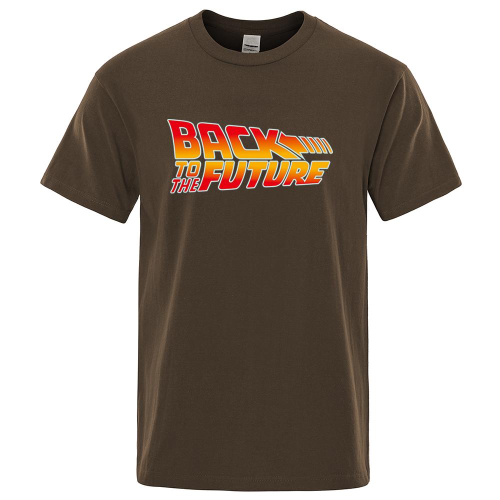 Back To The Future Summer T-shirt Men/women Classic Movie Series Brand Men's T-shirt Personality Tops Tees Short Sleeve Tshirt