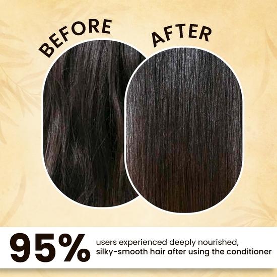The Skin Story Ayurvedic Hair Unscented Conditioner | Ancient Ved Conditioning Cleanser For Frizz Free, Silky Hairs| Suitable For All Hair Types