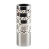 Modern Light Luxury Ring Leather Metal Flower Ornaments Model Room Art Large Diameter Flower Vase Soft Decorations