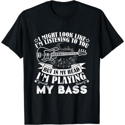 Funny Bass Guitar Lover Graphic Women and Men Bass Player T-Shirt