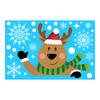 2025 Removable Christmas PVC Static Sticker Santa Elk Window Stickers Beautify Snowflake Wall Decals New Year Party Glass Paste