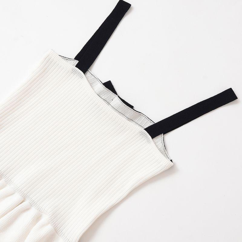 Kaslead New Women Clothes Western Style Fashion Color Matching Bow Decoration Thread Top 4770173