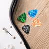 10 Pieces Multicolor Guitar Picks Celluloid Premium Plastic Guitar Picks with Pick Holder 0.46/0.71/0.96mm Guitar Accessories