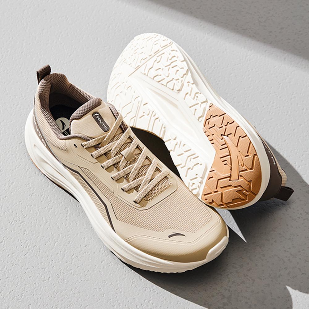 Anta Le Dao Classic Versatile Shock Absorbing Breathable Low Top Training Running Shoes Men Sneaker Brown 112537719-4