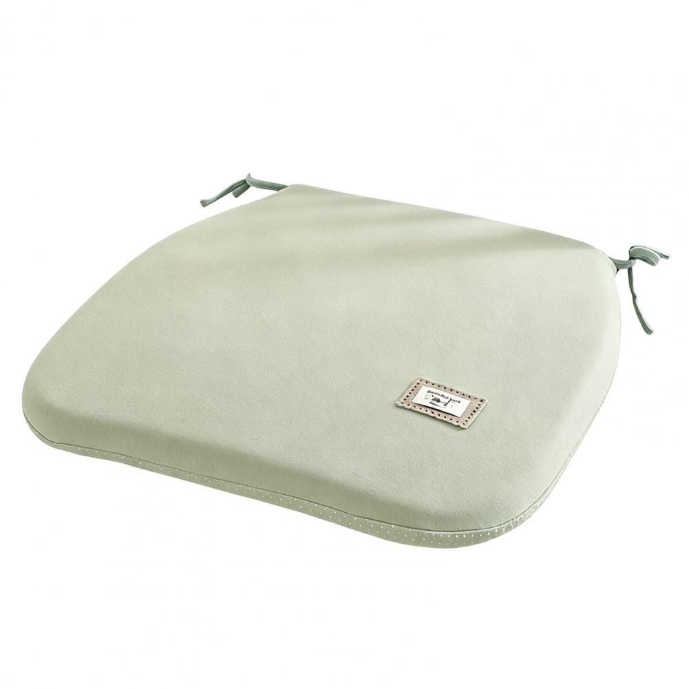 Non Slip Seat Pad with Straps Washable Dining Chair Seat Pad Memory Foam Chair Cushion with Straps Thickened Dining Seat Pad