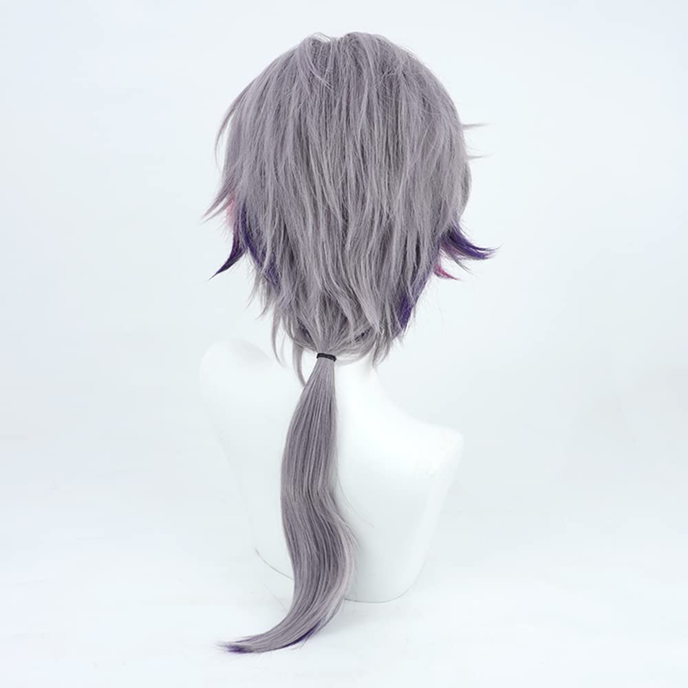 Fuwa Minato Cosplay Wig, Purple Loin Gradient, Heat-Resistant, Perfect for Halloween Costumes, Cosplay, and Photography (Type C)