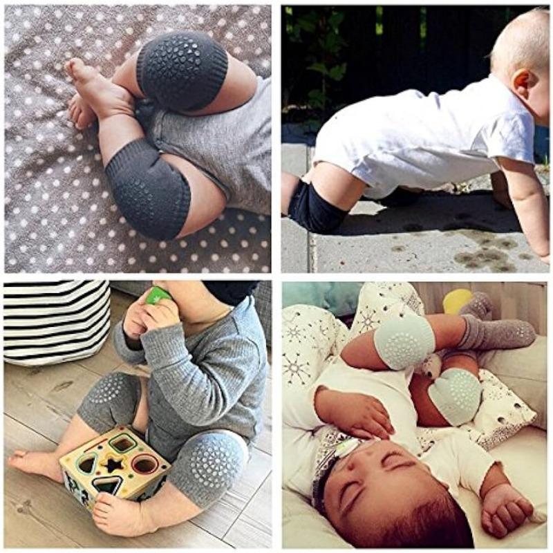 Baby Krabbel Knieschoner 2er-Set - Verstellbarer Schutz Für Knie Und Ellbogen