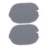2PCS Tail Light Bezel Cap Cover 33506 SWA A01 Gray Tail Lamp Cover Cap Set for CR‑V 2007 to 2011